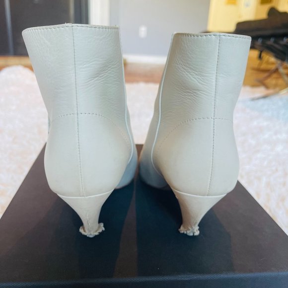Laurence Dacade Stella Leather Ankle Boot, Off White - Picture 3 of 6